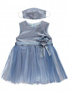 Wholesale - Civil Girls - Blue - Girl-Occasional Dresses-2-3-4-5 Year (1-1-1-1) 4