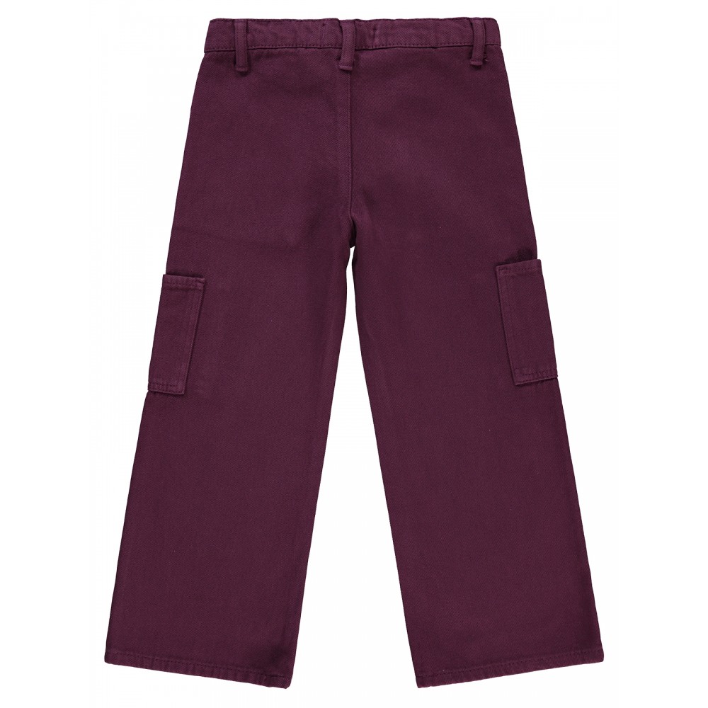 Wholesale - Civil Girls - Bordeaux-Crepe - Girl-Trousers-10-11-12-13 Year  (1-1-1-1) 4