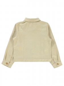 Wholesale - Civil Girls - Beige - Girl-Jacket-6-7-8-9 Year (1-1-1-1) 4