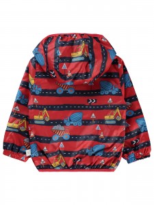 Wholesale - Civil Boys - Red - Boy-Raincoat-2-3-4-5 Year (1-1-1-1) 4