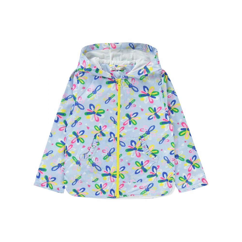 Wholesale - Civil Girls - Blue - Girl-Raincoat-6-7-8-9 Year (1-1-1-1) 4