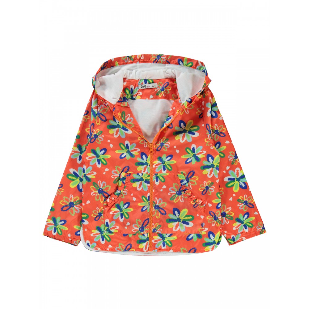 Wholesale - Civil Girls - Orange - Girl-Raincoat-6-7-8-9 Year (1-1-1-1) 4