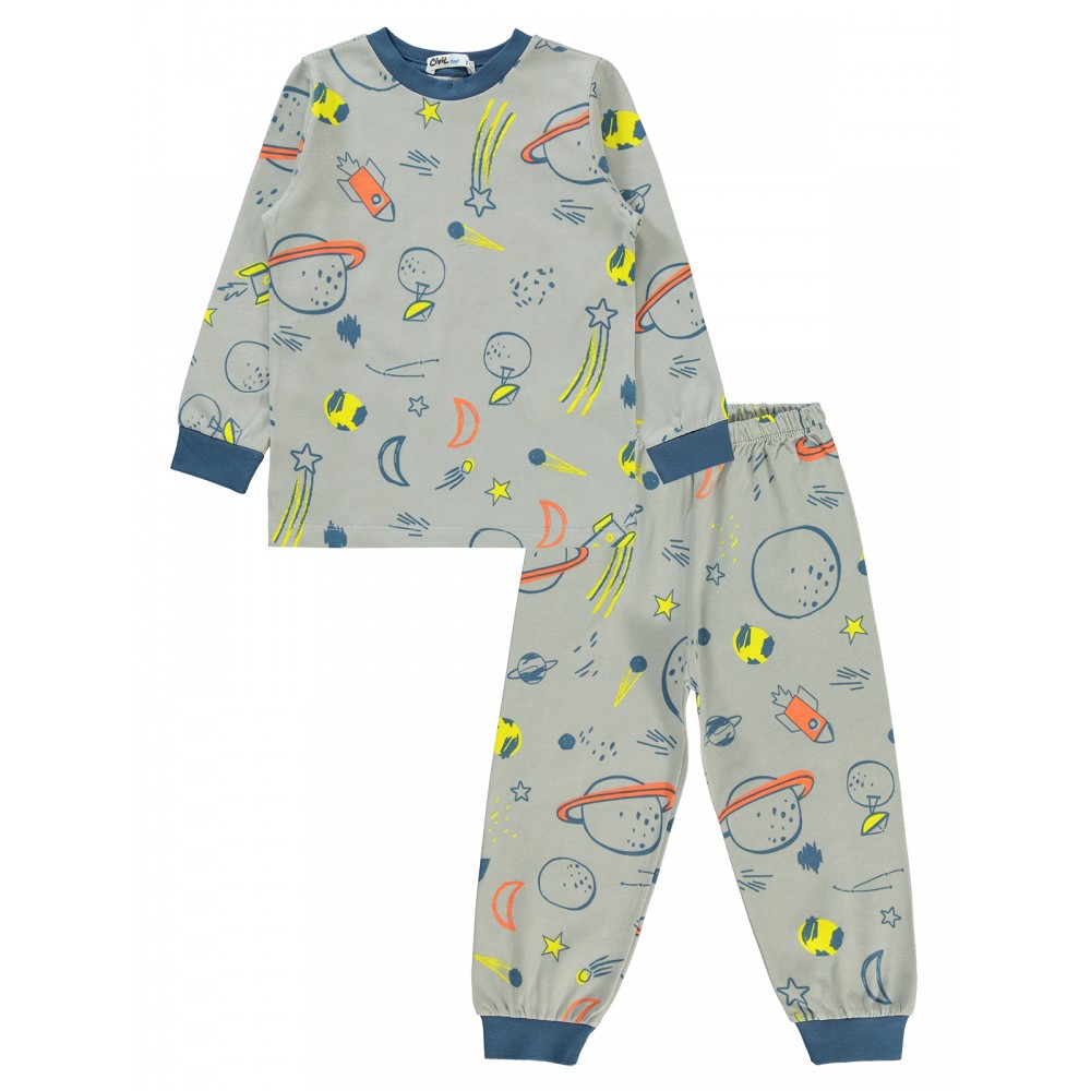 Wholesale - Civil Boys - Indigo - Boy-Pajamas Set-2-3-4-5 Year (1-1-1-1) 4