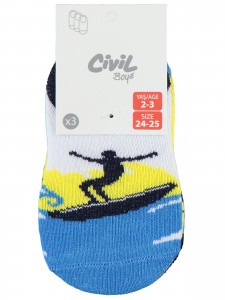 Wholesale - Civil Boys - Standard - Boy-Babet Socks-6 Year (Of 4) 4