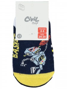 Wholesale - Civil Boys - Standard - Boy-Babet Socks-8 Year (Of 4) 4