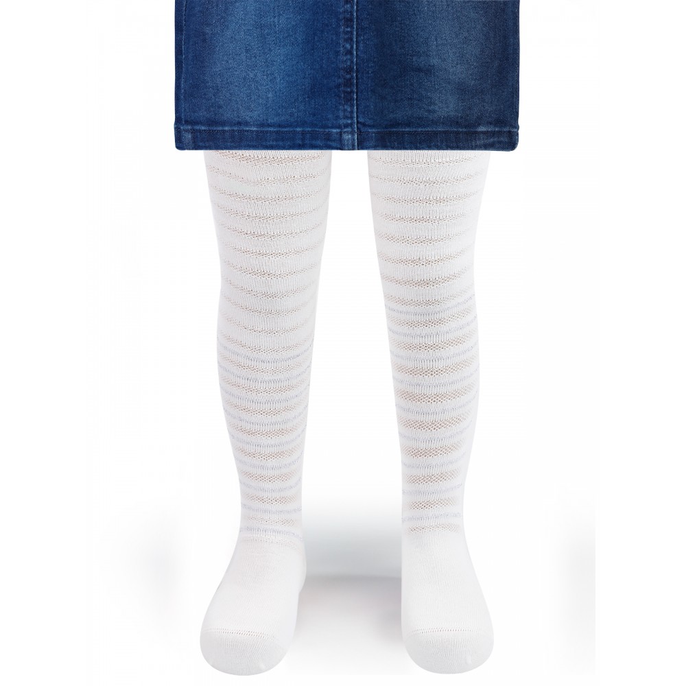 Wholesale - Civil Girls - White - -Tights-3 Year (Of 4) 4 Pieces