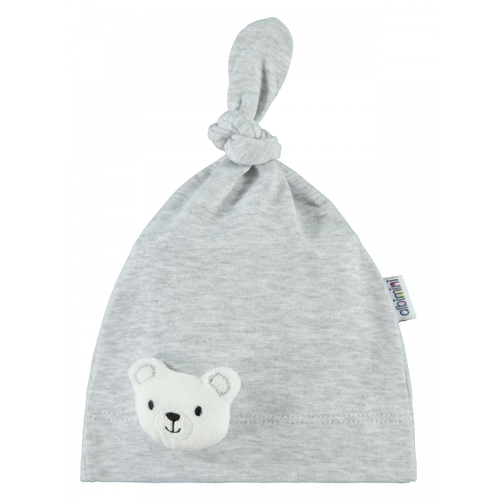 Wholesale - Minidamla-Lüks Tekin - Grey - Baby-Baby Hats, Beanies And Sets-S Size (Of 6) 6