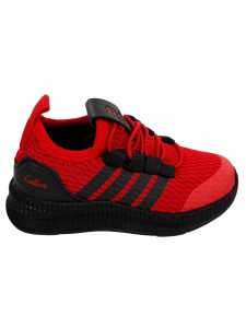 Wholesale - Callion - Red-Black - -Sport Shoes-22-23-24-25 Number ( 2-2-2-2 ) 8 Pieces