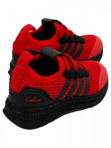 Wholesale - Callion - Red-Black - -Sport Shoes-22-23-24-25 Number ( 2-2-2-2 ) 8 Pieces