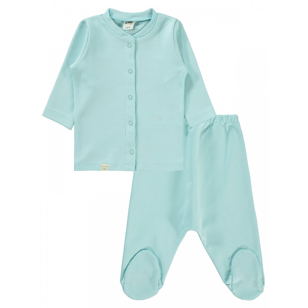 Wholesale - Civil Baby - Babyblue - Baby-Pajamas Set-56-62-68 Month(1-1-1) 3