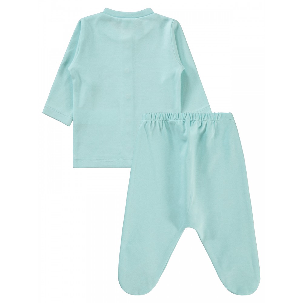 Wholesale - Civil Baby - Babyblue - Baby-Pajamas Set-56-62-68 Month(1-1-1) 3