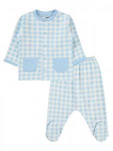 Wholesale - Civil Baby - Babyblue - Baby-Pajamas Set-56-62-68 Month(1-1-1) 3