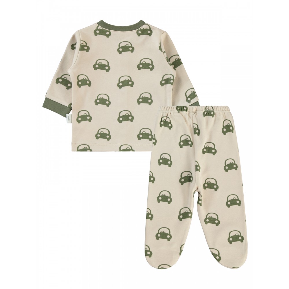 Wholesale - Civil Baby - Beige - Baby-Pajamas Set-56-62-68 Month(1-1-1) 3