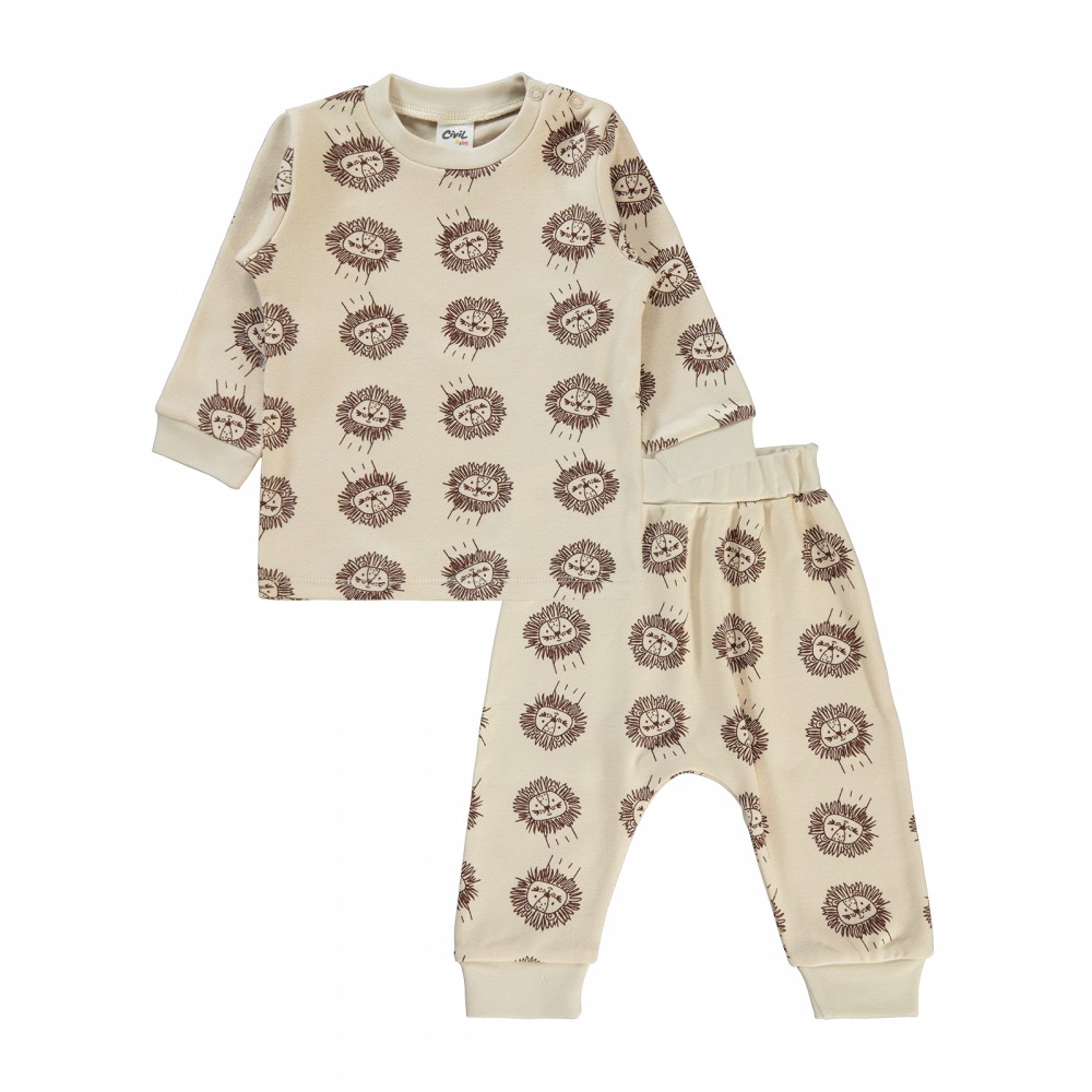 Wholesale - Civil Baby - Beige - Baby-Set-68-74-80-86 Month (1-1-1-1) 4