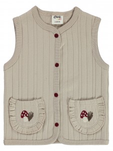 Wholesale - Civil Baby - Beige - Baby-Waistcoat-68-74-80-86 Month (1-1-1-1) 4