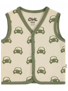 Wholesale - Civil Baby - Beige - Baby-Waistcoat-68-74-80-86 Month (1-1-1-1) 4