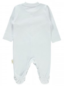 Wholesale - Civil Baby - White - Baby-Overalls-50 Month (1) 1