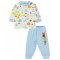 Wholesale - Civil Baby - Blue - -Pajama Set-56-62-68-74 (1-1-1-1) 4 Pieces