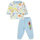 Wholesale - Civil Baby - Blue - -Pajama Set-56-62-68-74 (1-1-1-1) 4 Pieces