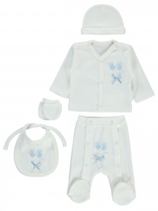 Wholesale - Civil Baby - Blue - -Snapsuit Sets-48 Month (Of 4 ) 4 Pieces