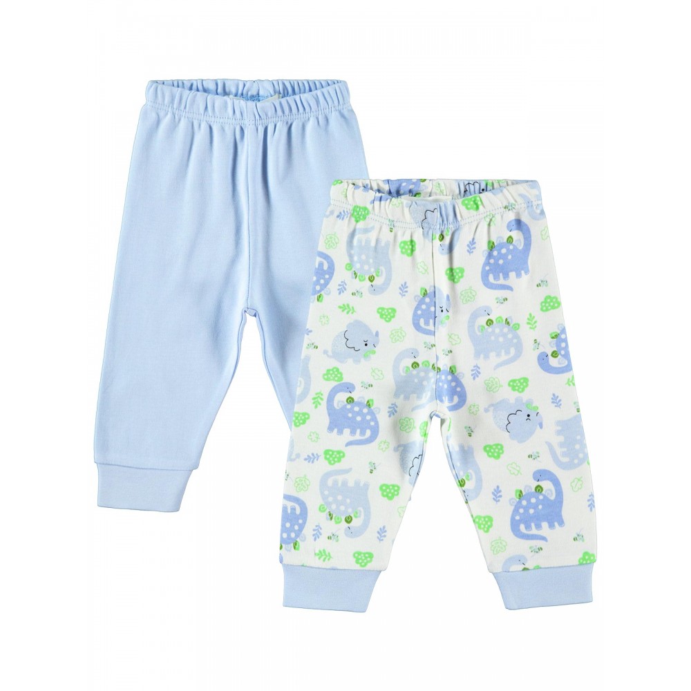 Wholesale - Civil Baby - Blue - Baby-Baby Bottoms-56-62-68-74 (1-1-1-1) 4 Pieces