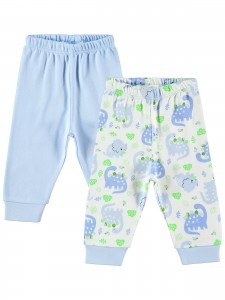 Wholesale - Civil Baby - Blue - Baby-Baby Bottoms-56-62-68-74 (1-1-1-1) 4 Pieces