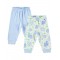 Wholesale - Civil Baby - Blue - Baby-Baby Bottoms-56-62-68-74 (1-1-1-1) 4 Pieces