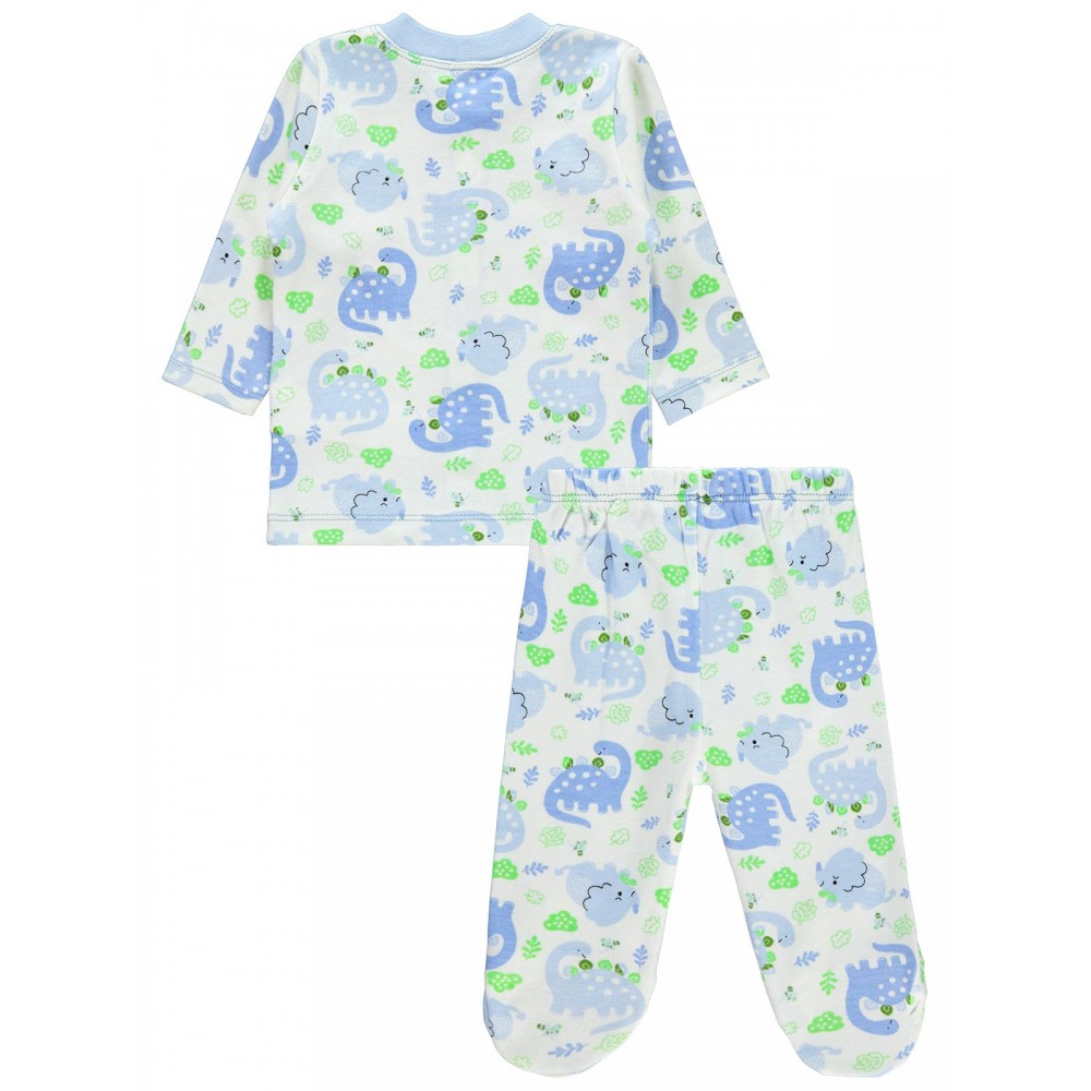 Wholesale - Civil Baby - Blue - Baby-Pajamas Set-56-62-68 Month(1-1-1) 3