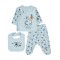 Wholesale - Civil Baby - Blue - Baby-Snapsuit Sets-50 Month (Of 4) 4