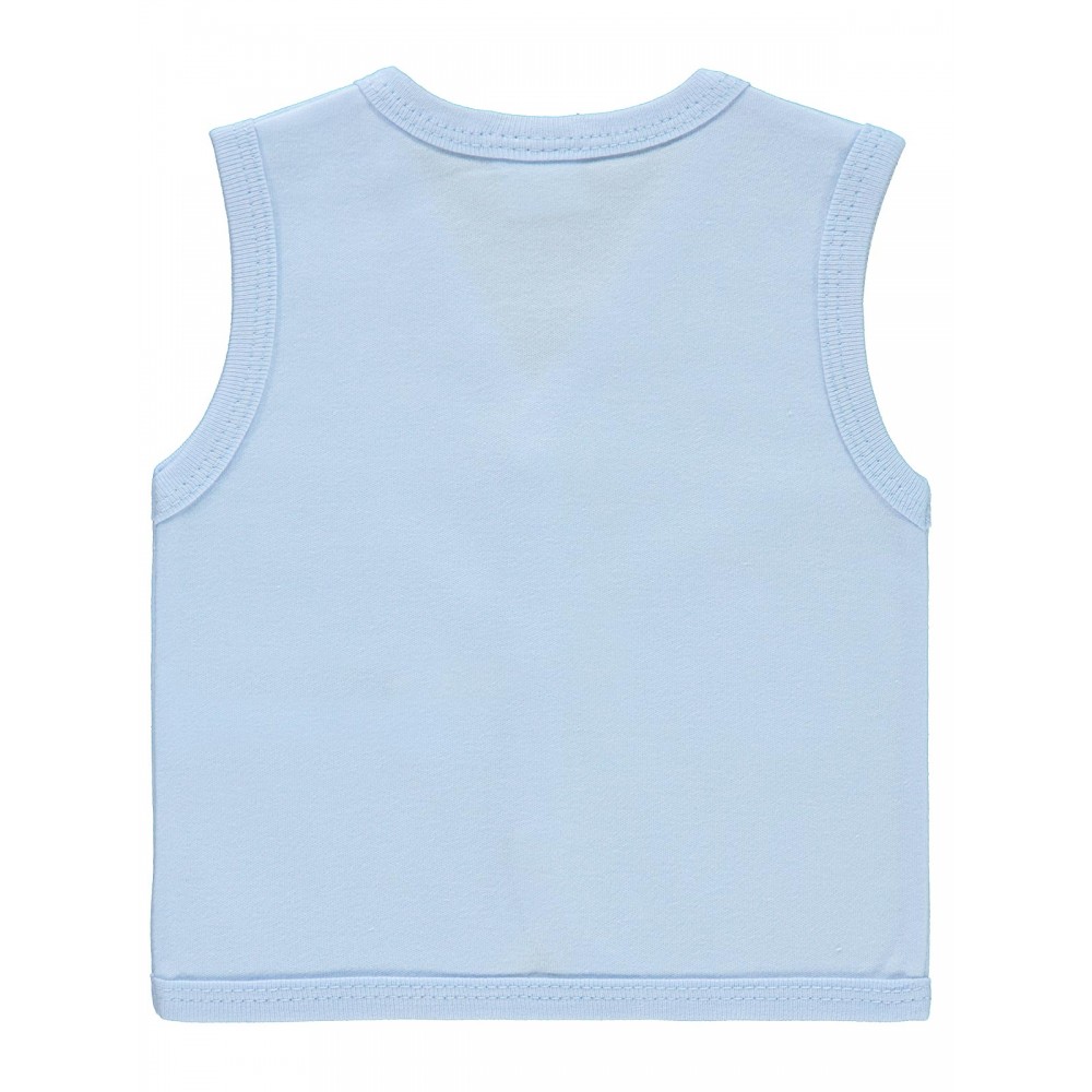 Wholesale - Civil Baby - Blue - Baby-Waistcoat-56-62-68-74 (1-1-1-1) 4 Pieces