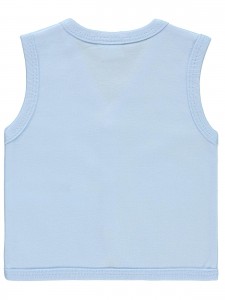 Wholesale - Civil Baby - Blue - Baby-Waistcoat-56-62-68-74 (1-1-1-1) 4 Pieces