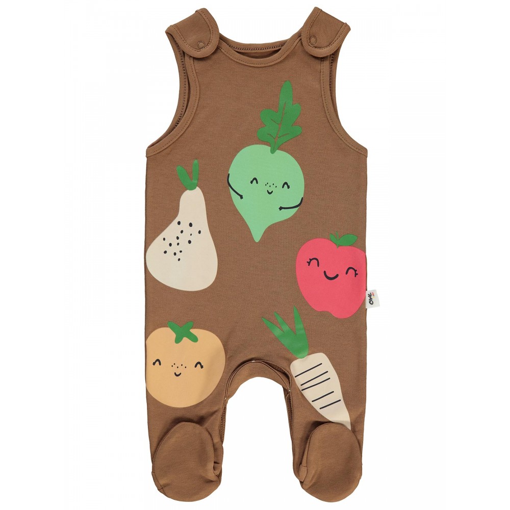 Wholesale - Civil Baby - Brown - Baby-Dungarees-56-62-68 Month(1-1-1) 3