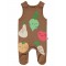 Wholesale - Civil Baby - Brown - Baby-Dungarees-56-62-68 Month(1-1-1) 3