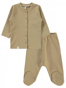 Wholesale - Civil Baby - Brown - Baby-Pajamas Set-56-62-68 Month(1-1-1) 3