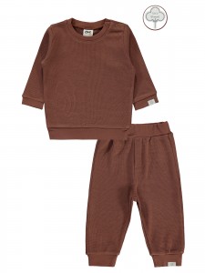 Wholesale - Civil Baby - Brown - Baby-Set-62-68-74-80-86 Month (1-1-1-1-1) 5 Pieces