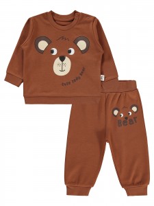 Wholesale - Civil Baby - Brown - Baby-Set-68-74-80-86 Month (1-1-1-1) 4