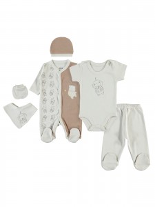 Wholesale - Civil Baby - Brown - Baby-Snapsuit Sets-50 Month (Of 2 ) 2