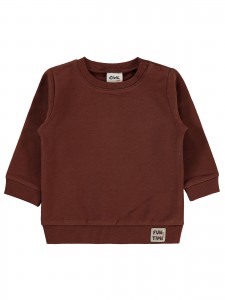 Wholesale - Civil Baby - Brown - Baby-Sweatshirt-68-74-80-86 Size (1-1-2-2) 6