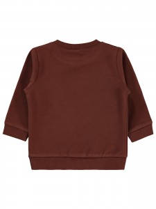 Wholesale - Civil Baby - Brown - Baby-Sweatshirt-68-74-80-86 Size (1-1-2-2) 6