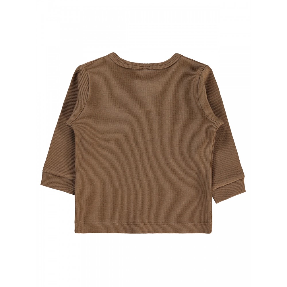 Wholesale - Civil Baby - Brown - Baby-Sweatshirt-68-74-80-86 Size (1-1-2-2) 6