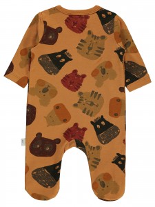 Wholesale - Civil Baby - Copper - Baby-Overalls-56-62-68 Month(1-1-1) 3 Pieces