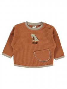 Wholesale - Civil Baby - Copper - Baby-Sweatshirt-68-74-80-86 Size (1-1-2-2) 6