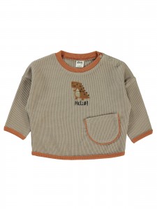 Wholesale - Civil Baby - Dark Beige - Baby-Sweatshirt-68-74-80-86 Size (1-1-2-2) 6