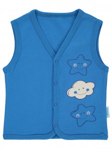 Wholesale - Civil Baby - Dark Blue - Baby-Waistcoat-68-74-80-86 Month (1-1-1-1) 4 Pieces