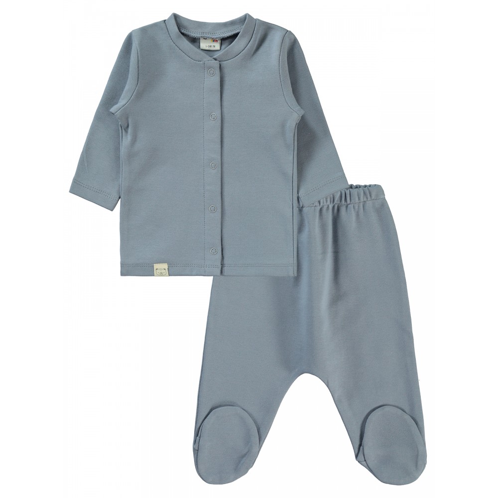 Wholesale - Civil Baby - Dark Grey - Baby-Pajamas Set-56-62-68 Month(1-1-1) 3