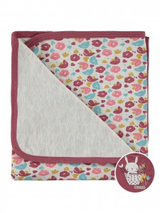 Wholesale - Civil Baby - Dark Rose - Baby-Blanket And Swaddle-S Size (Of 4) 4