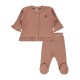 Wholesale - Civil Baby - Dark Somon - Baby-Pajamas Set-62-68 Month (1-1) 2 Pieces