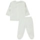 Wholesale - Civil Baby - Ecru - -Pajama Set-62-68 Month (1-1) 2 Pieces