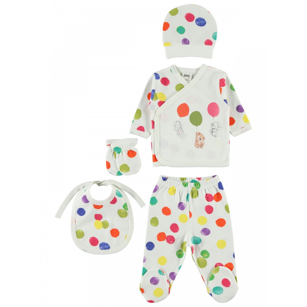 Wholesale - Civil Baby - Ecru - -Snapsuit Sets-56 Month ( Of 2 ) 2 Pieces