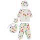 Wholesale - Civil Baby - Ecru - -Snapsuit Sets-56 Month ( Of 2 ) 2 Pieces